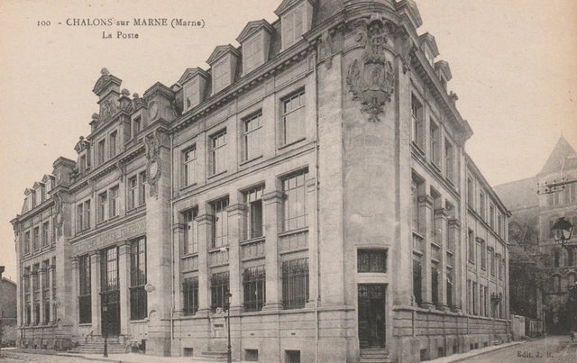 CPA 51 CHALONS sur MARNE La Poste