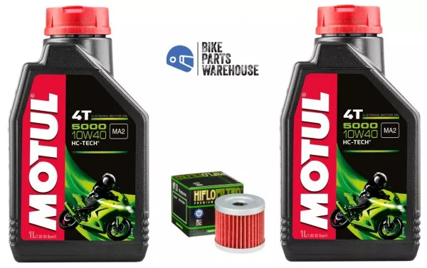 Hyosung Gt 125 R Motul 10W-40 Oil & Hiflo Filter Service Kit