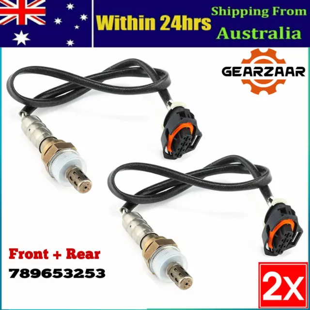 2PCS Front Rear OXYGEN SENSOR For HOLDEN ASTRA TS AH BARINA COMBO XC Z18XE AUS*