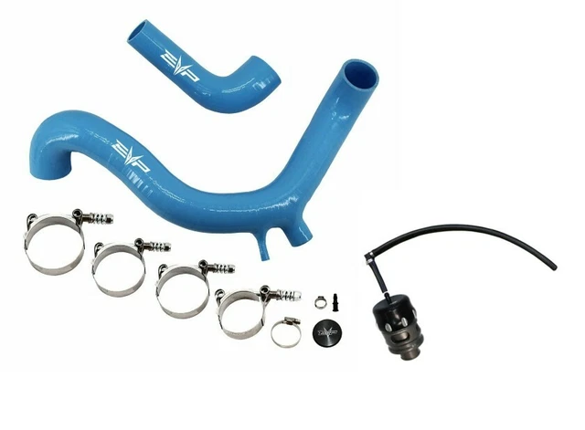 Evolution Powersports Blue Silicone Charge Tube BOV Kit Maverick X3 17-19