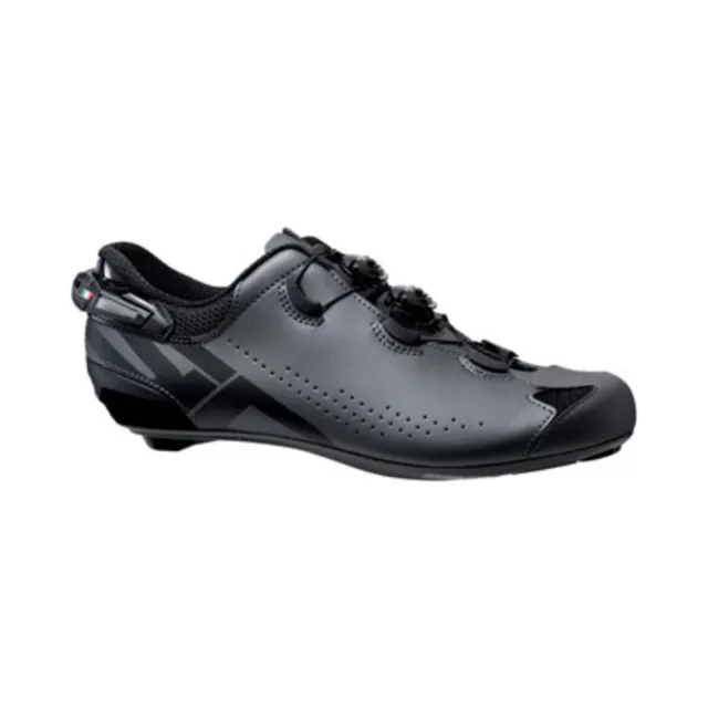 Sidi Shot 2S Road Mens Lightweight Anthracite/Black Bi-Cycle Riding Shoes