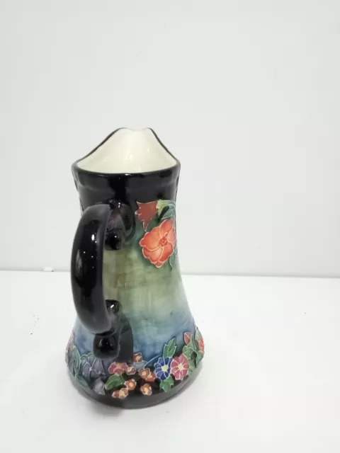 Old Tupton Ware Tube Lined Floral Jug H23cm D13cm & Jug H14cm D9cm 3