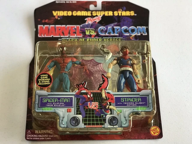 Toy Biz Marvel VS. Capcom Clash Of Super Heroes Spider-Man Strider