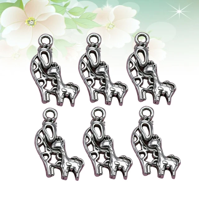 20 Stück Legierung Giraffe Anhänger Charms DIY Schmuck Herstellung Zubehör für