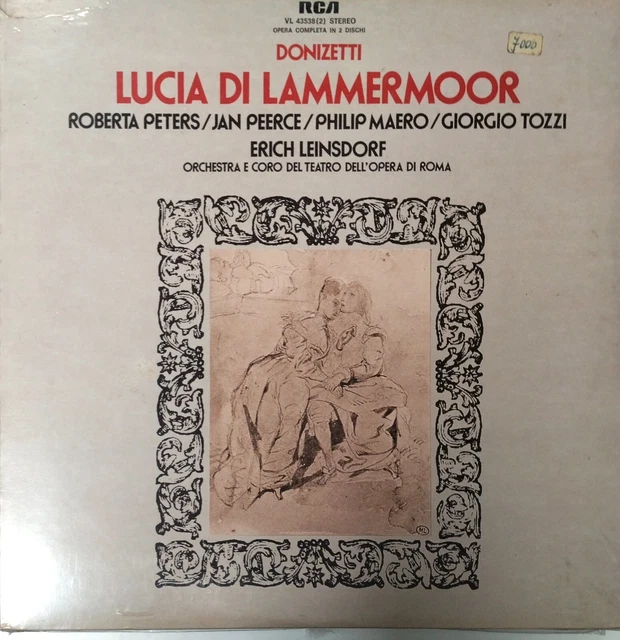 2xLP - Donizetti - Lucia Di Lammermoor - Teatro Dell'Opera Di Roma