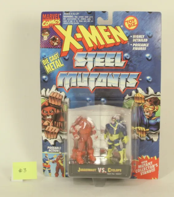 ToyBiz Marvel Comics X-Men Steel Mutants Juggernaut Vs Cyclops 3