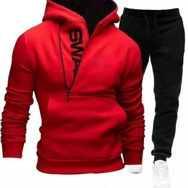 Algodón Ropa Sudaderas Con Capucha Cremallera Lateral Para Hombre Deportiva Moda