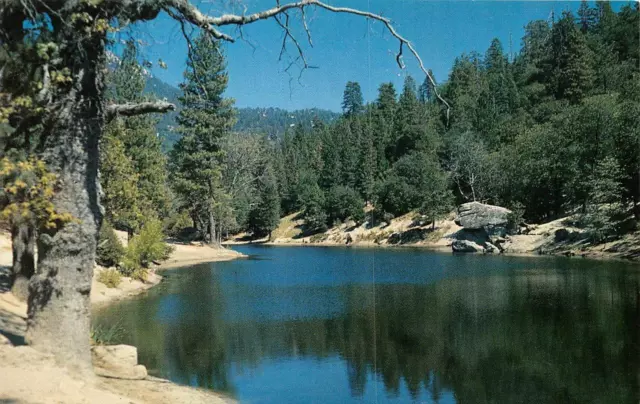 California CA    FULMOR LAKE  Idyllwild-Banning Highway~Riverside Co  Postcard