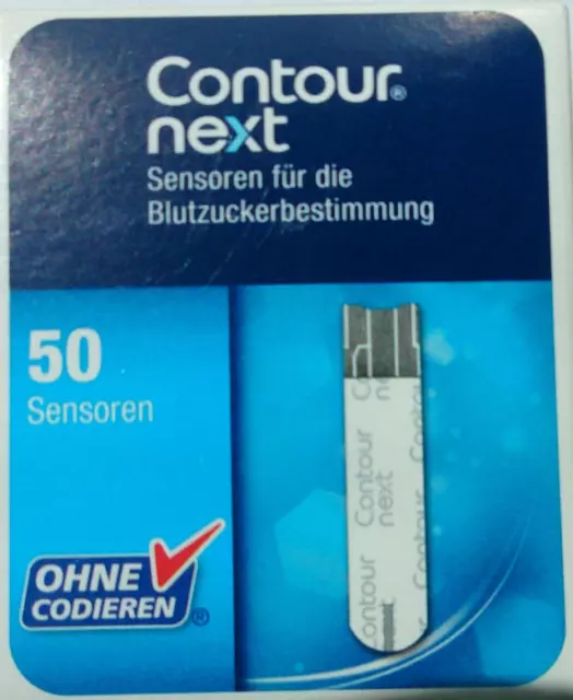 50 Contour Next Teststreifen Blutzuckerteststreifen,  MHD 10.2024, PZN 08884487