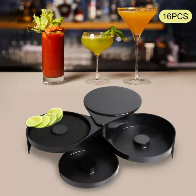 16Pcs Bar Rimmer Sponges Replace For Cocktail Glass Rimmer Margarita Salt Lime