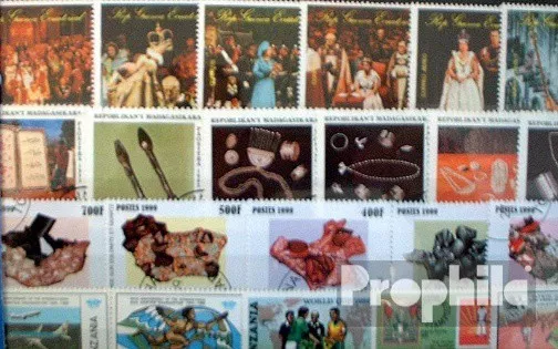 Briefmarken Afrika 100 verschiedene Marken