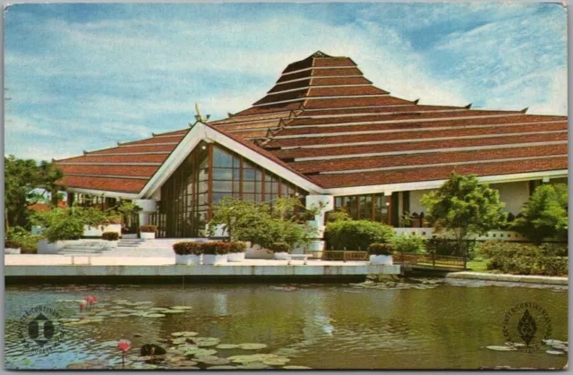 1960s Bangkok, THAILAND Postcard HOTEL SIAM INTER-CONTINENTAL Thai International