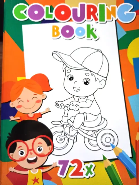 Malbuch Kinder, Zahlen, Schule 72 Ausmalbilder  Din A4 Ausmalspaß für Kinder