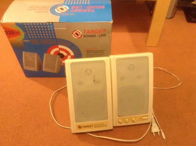 ALTOPARLANTI COMPUTER TARGET Sound-line TRG-S220 in scatola originale ...