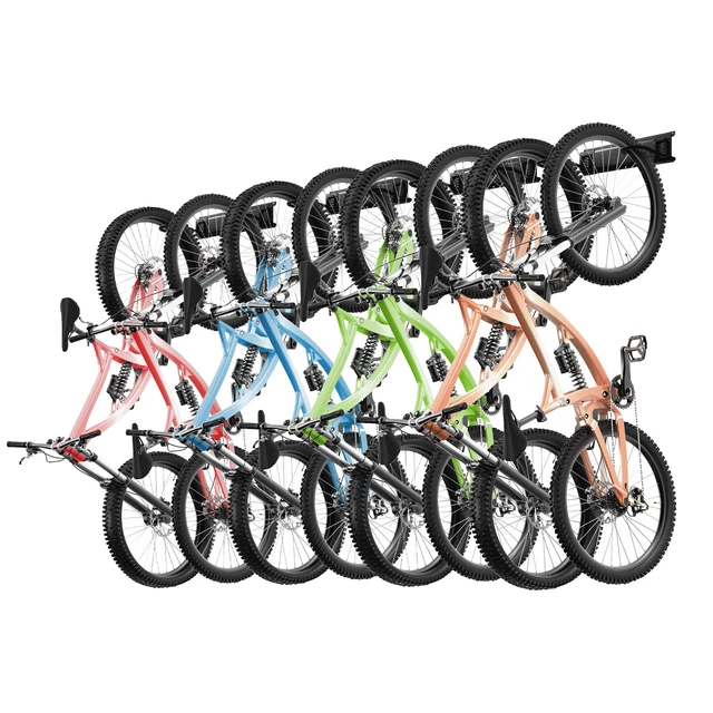 Sinoer Support ural pour 4 vélos + 2 Casques, Crochets de Rangeent