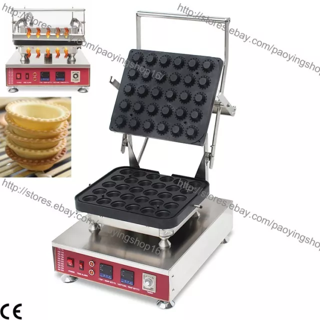 Round Commercial Nonstick Electric Waffle Maker 4pcs Muffin Maker Baker  Machine