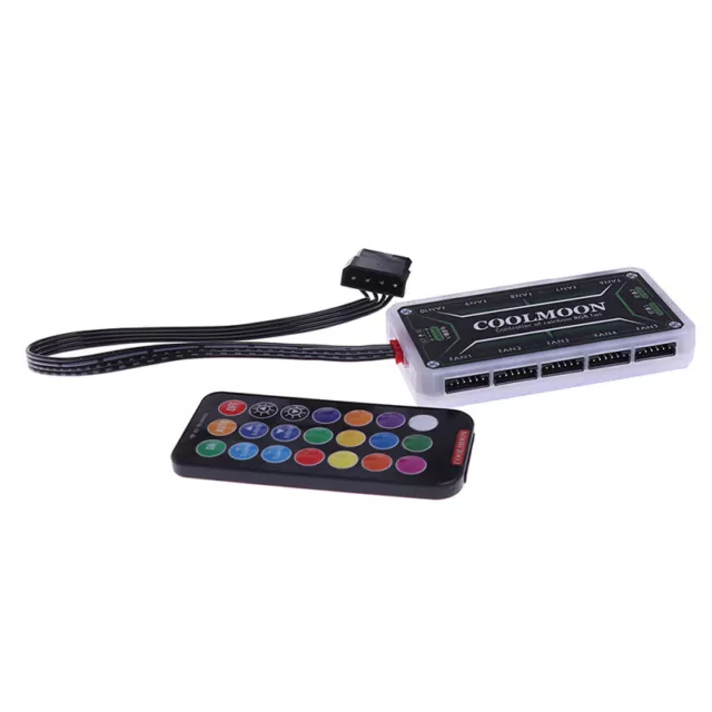 12cm Remote Control Computer Case Fan RGB Controller PC Cooling Chassis