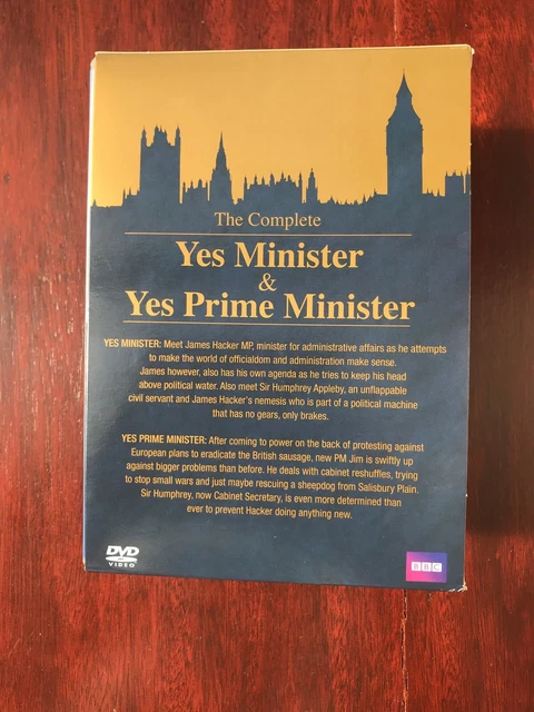 THE COMPLETE YES Minister & Yes Prime Minister DVD 7 Disc Box Set ...