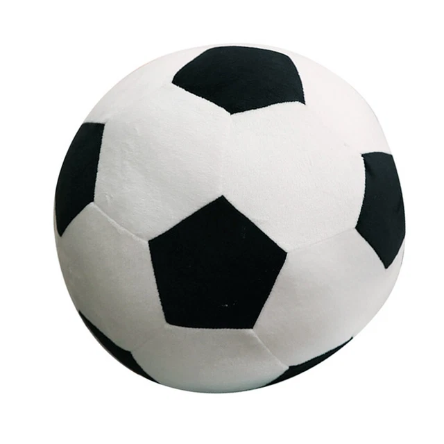 Almohada de felpa blanca de peluche de fútbol americano regalos suave