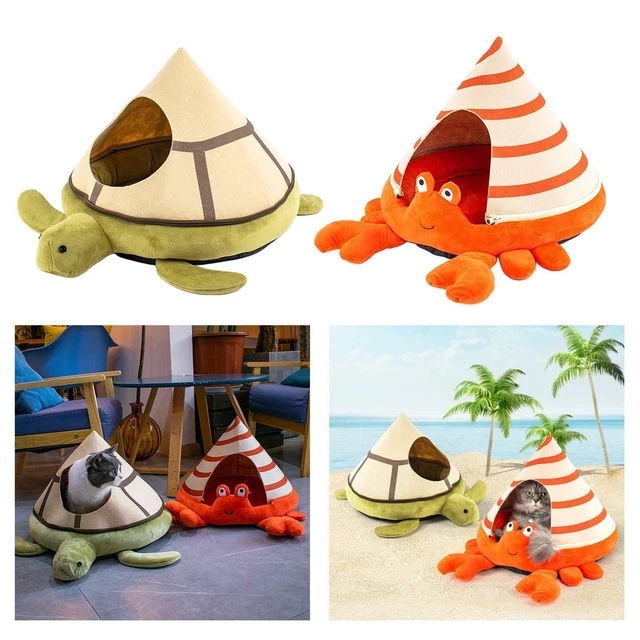 1Pc Fashion Hundebetten Warm Cute Pet Cave Bett für Welpen Katzen Soft House
