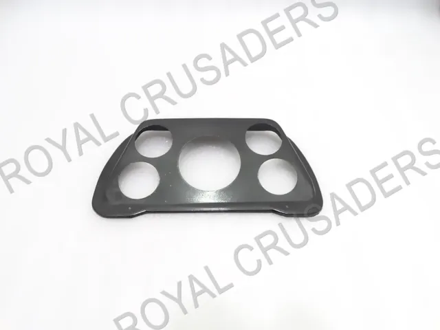 New Willys Jeep Speedometer Mounting Plate Black #G411