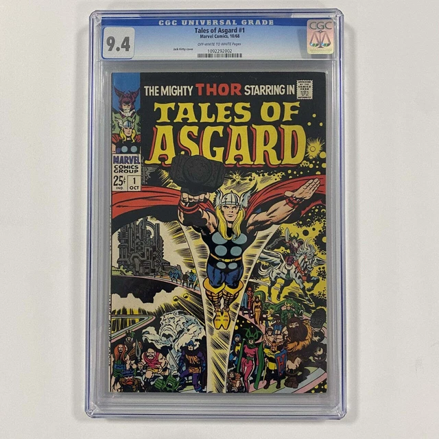 Tales of Asgard #1 Vol 1. CGC 9.4 Slabbed Comic. 1968 Cent copy