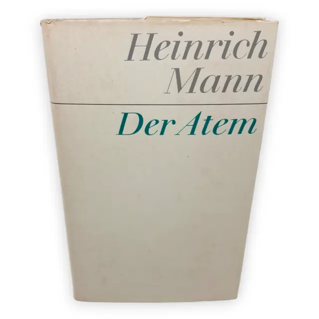 Der Atem Heinrich Mann Roman 1970 Aufbau Verlag Berlin DDR GDR Gebundenes Buch