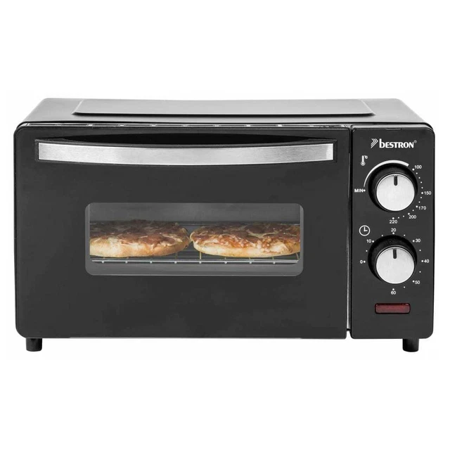 Bestron Mini four à gril AOV9 Noir 800 W 9 L Bestron