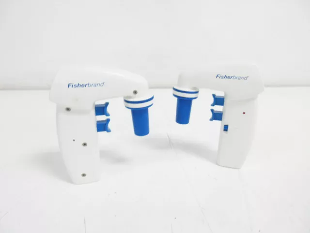 Pair Fisherbrand Motorized Pipet Filler / Dispenser - Blue