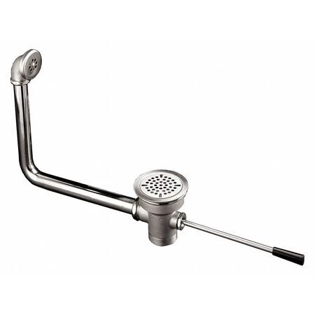 Encore D10-7415-Ib 2" Pipe Dia., Cast Brass, Flat Strainer, Lever Handle Waste