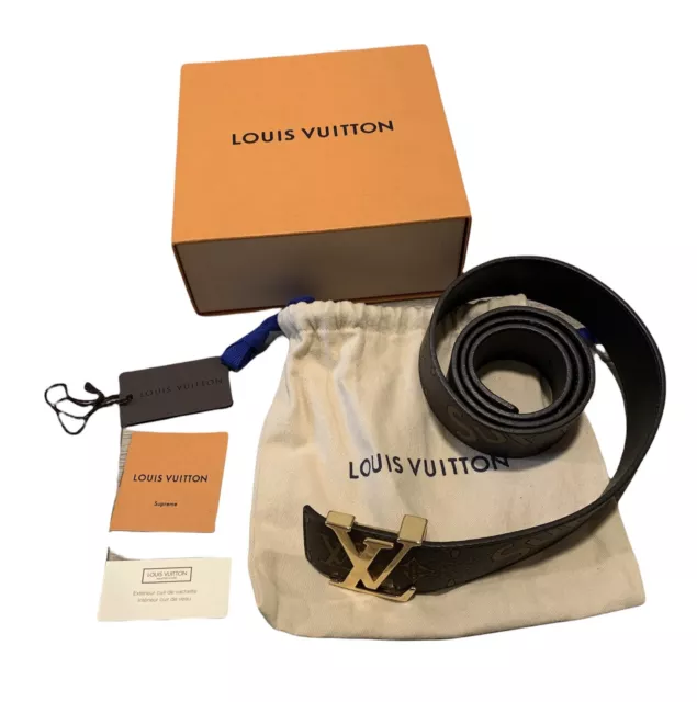 Belt Supreme, LV Initiales, 40 mm, for Louis Vuitton. - Bukowskis