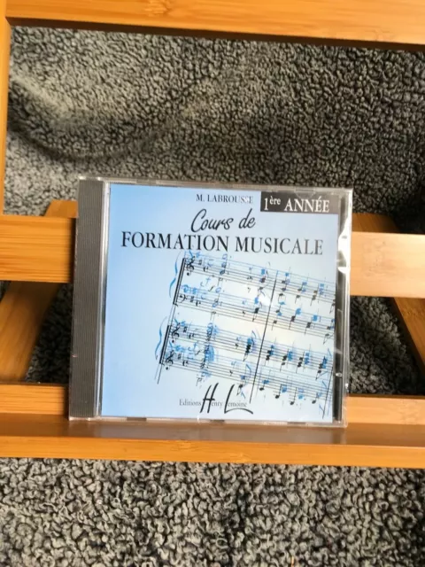 M. Labrousse Cours de formation musicale éd. Henry Lemoine CD accompagnement