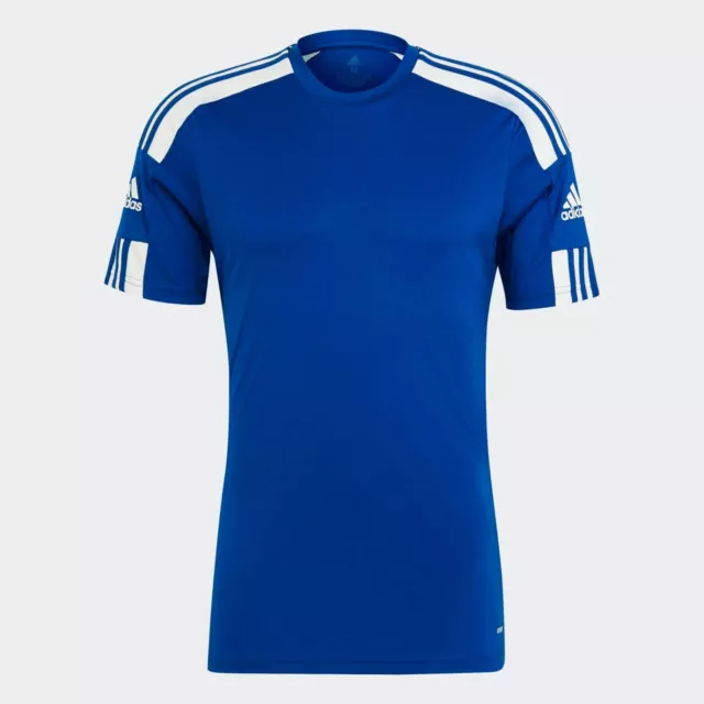 adidas Squadra 21 Trikot Herren - blau/weiß - Fitness Training Sport T-Shirt