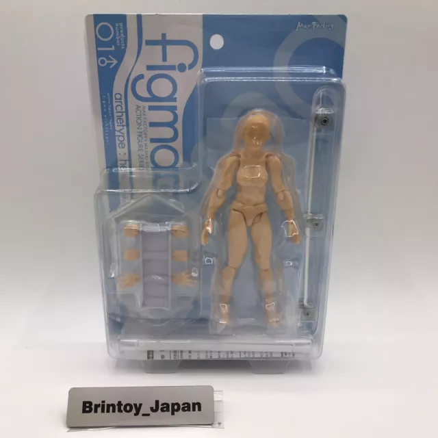 Max Factory figma 001 archetype: he - flesh color ver. Figure New Japan