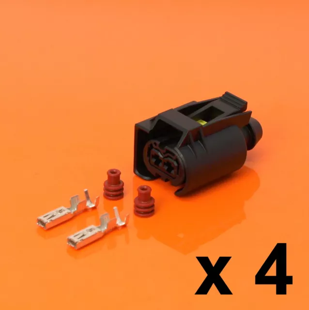 4 x High Quality Fuel Injector Plug Connector Kit For Nissan Qashqai 1.5dci 2012