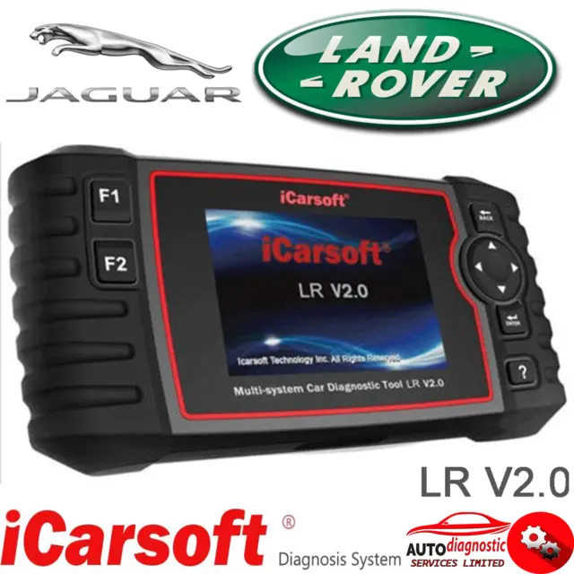 Icarsoft LR V2.0 Landrover Jaguar strumento di scansione diagnostica ECU airbag SRS Service UK