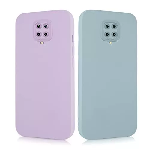 Pnakqil 2 Pezzi Cover per Xiaomi Redmi Note 9 Pro/9 Pro Max/9S 4G Silicone Mo...