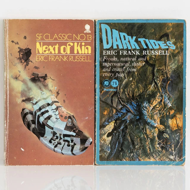 ERIC FRANK RUSSELL Next of Kin + Dark Tides 1960er/1970er Vintage