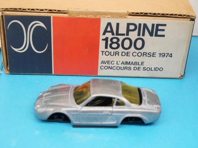 Miniature Alpine V6 Turbo Europa Cup 1986 - 1/43 Norev - Zamak Neuf