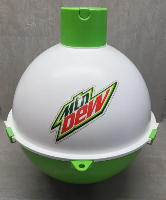 MOUNTAIN DEW OUTDOOR Gear Promo Fishing Bobber Floating Cooler Rare $45.00  - PicClick