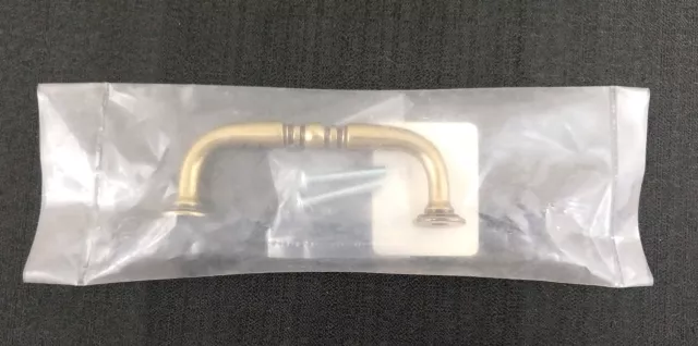 Cabinet Door Pull Knob 3.0"x 1.0" Brass Drawer