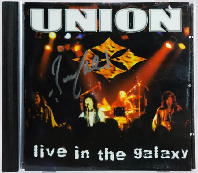 Cd - Union - Live In The Galaxy - Autographed By Bruce Kulick - Kiss - C612507