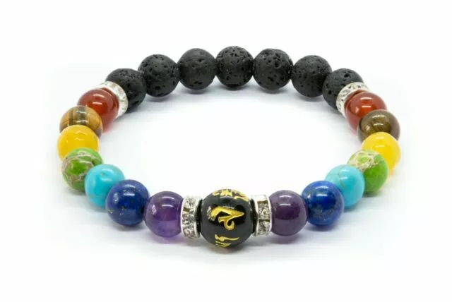 7 Chakra Christal Stones Bracelet Healing Beads Jewellery Natural Reiki Gift