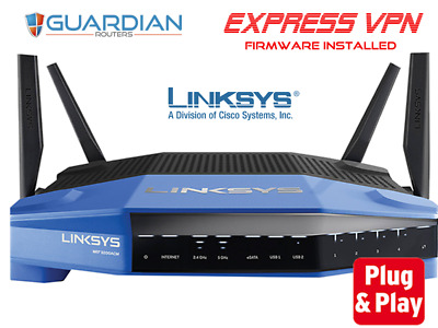 Linksys WRT3200ACM 'Next Gen Fast Lightway' Express VPN Router Fast VPN Speeds