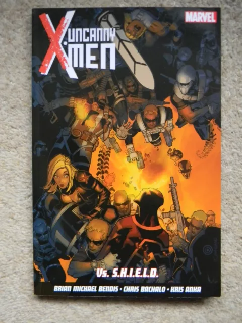 UNCANNY X-MEN vs SHIELD - MARVEL COMICS - Graphic Novel - 2014 - LIKE NEW!