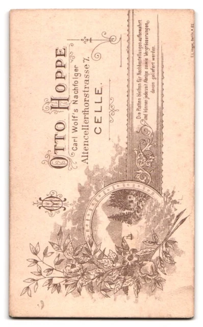 Fotografie Atelier Otto Hoppe, Celle, Altencellerthorstr. 7, Portrait Soldat in 2