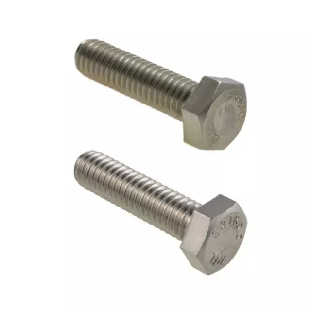 3/8" x 16 TPI UNC Imperial COARSE HEX SET SCREW Bolt Stainless Steel