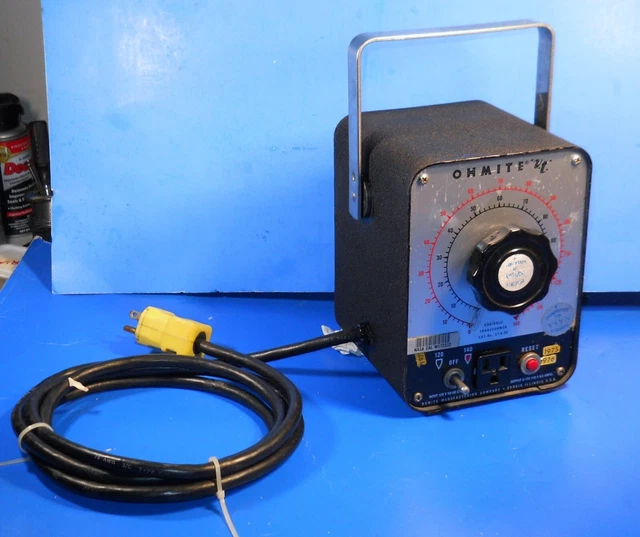 Ohmite Vt8 Variac Variable Transformer  2X Volts 120/140 Int45/80V Parts/Repair