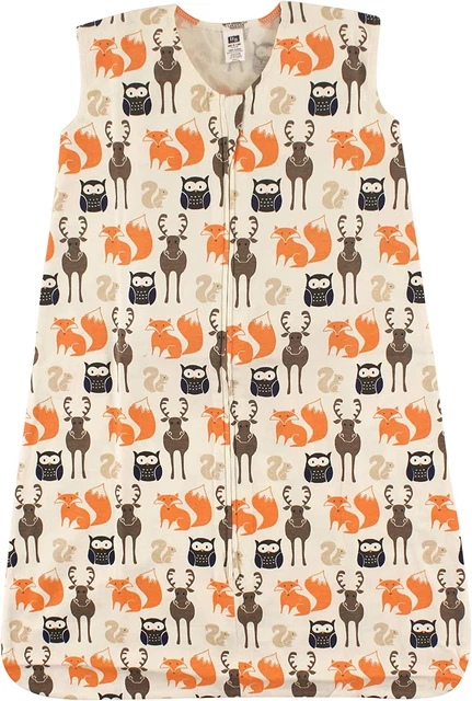 Hudson Baby Unisex Baby Cotton Sleeveless Wearable Sleeping Bag, Sack, Blanket,