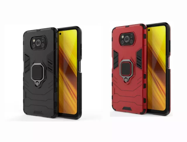 Panzer Handy Schutz Case Cover Hülle mit Ständer für Magnet  für Xiaomi